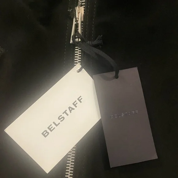 Belstaff Black Suede Edmunds Jacket Sz 52/L - Picture 8 of 13